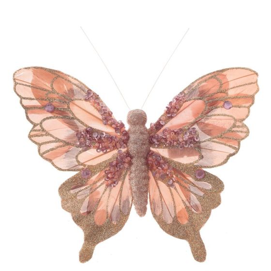 Изделие декоративное &quot;Бабочка&quot;, 3в, L16 W2 H12 см, 3в.