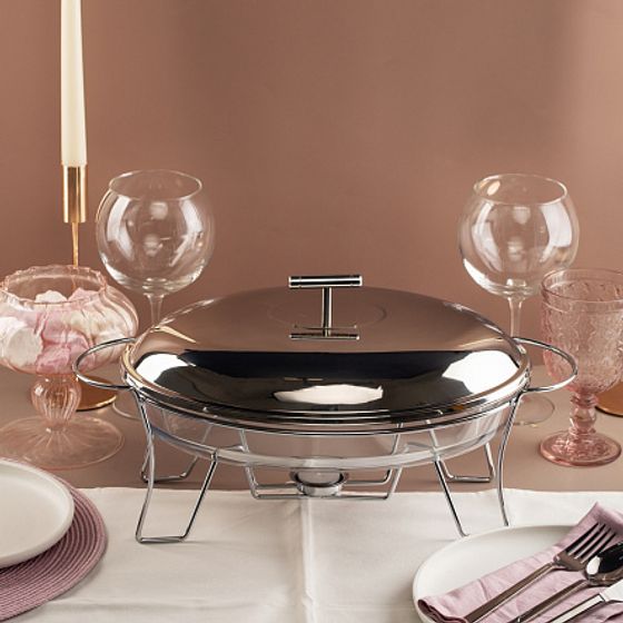 Мармит INVITE 3л 44x24,5x16,5см овальный