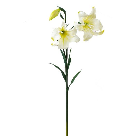 Цветок искусственный &quot;Лилия&quot;, L16 W16 H86 см, 2в.