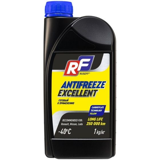 Антифриз ANTIFREEZE EXCELLENT OAT RUSEFF, 1 кг 17371N