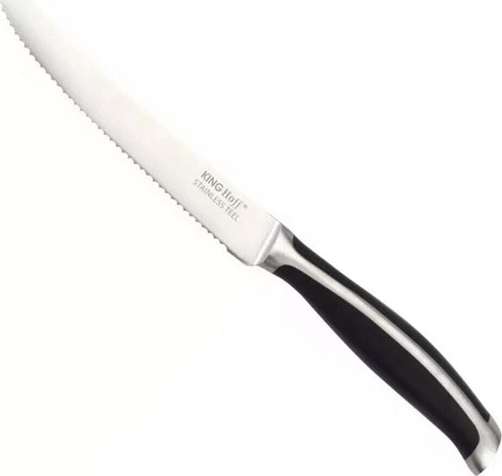 KingHoff НОЖ ДЛЯ ТОМАТОВ С ЗУБЧАТЫМ РИСУНКОМ KINGHOFF KH-1703