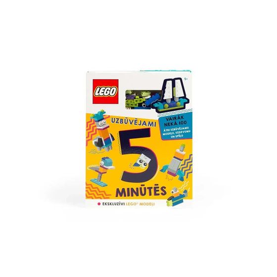 LEGO Iconic Activity Book 5Minute Builds Латвийская строительная игрушка
