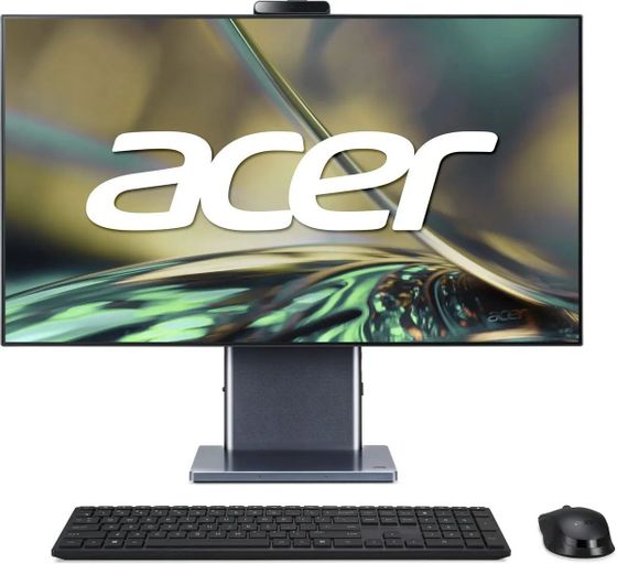 Моноблок 27&quot; Acer Aspire S27-1755 серый IPS 2560х1440 i7-1260P 16Gb/512Gb IrisXeGr noOS клав.+мышь (DQ.BKECD.001)