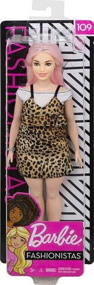 Lalka Barbie Mattel Lalka Barbie® Fashionistas® Modne Przyjaciółki Różowe włosy (FXL49)