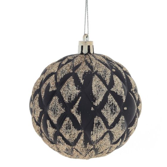 Набор из 12шт Украшение новогоднее "Шар", D 8 см, L35,5 W27 H8,5 см