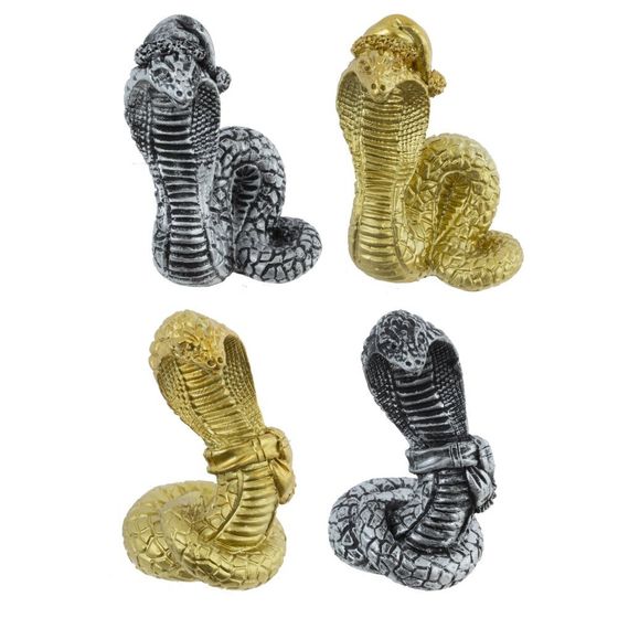 Фигурка декоративная &quot;Змея&quot;, L5,5 W3,5 H7,5 см, 4в.