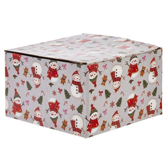 Сахарница &quot;Новогодний подарок&quot;, 900 мл, L15,5 W15,5 H12 см