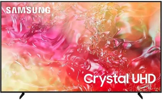 Телевизор LED 50” Samsung UE50DU7100UXRU черный 4K SmartTV безрамочный
