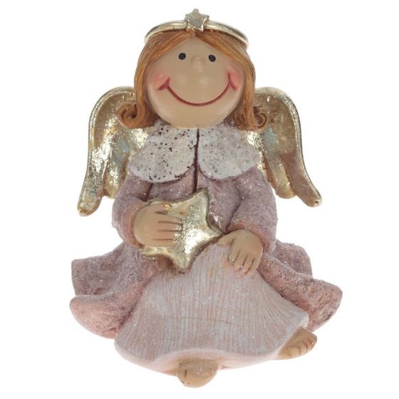 Фигурка декоративная &quot;Ангел&quot;, L7 W6 H7,5 см, 2в.