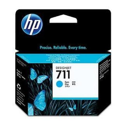 Картридж струйный HP 711 CZ130A голубой (29мл) для HP DJ T120/T520