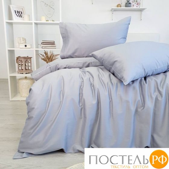 T1228T10109126 Комплект постельного белья Tivolyo home CASUAL серый 1,5 сп