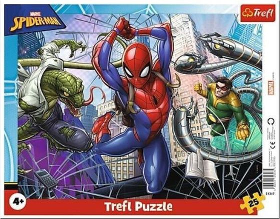 Trefl Puzzle 25 шт. Храбрый Человек-паук (31347)