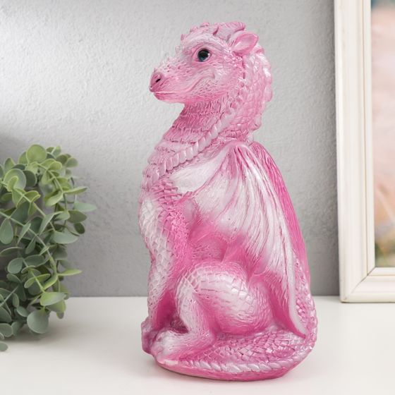!09 Фигурка &quot;Дракон&quot; 25,5х12х13 см, цвет розовый