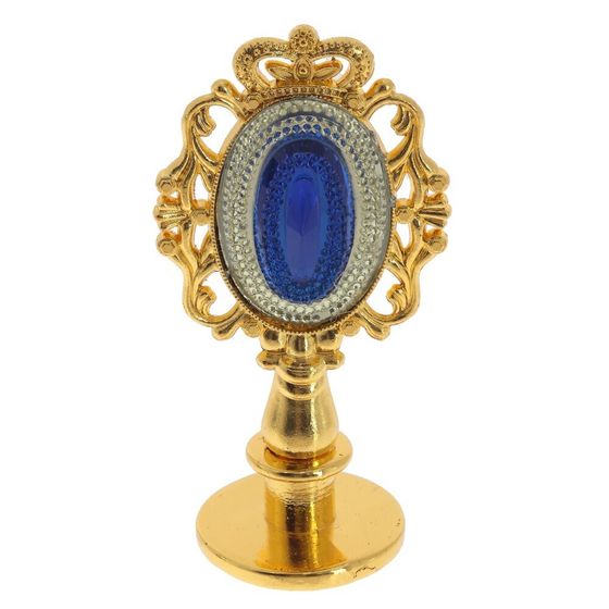 Набор для сургучной печати: ложка, воск, свеча, печать, 2 штампа, Д23 Ш11 В4 см