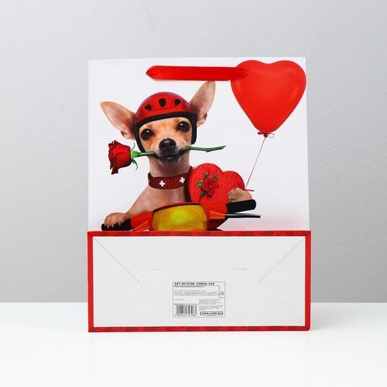 !Пакет подарочный 3 штуки ламинированный, 26 x 32 x 12 см