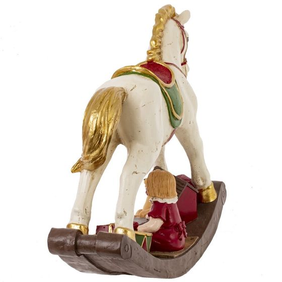 Фигурка декоративная &quot;Лошадка-качалка&quot;, L49 W12 H40 см