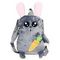 !09 Мягкая игрушка-рюкзак «Зайка», цвет серый