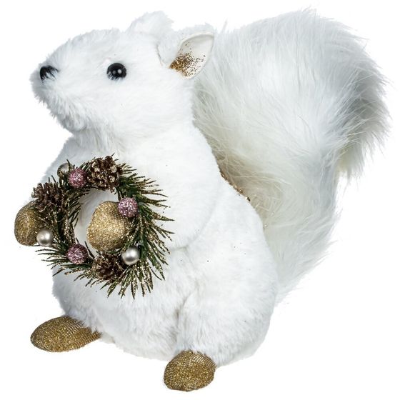 Изделие декоративное &quot;Белочка&quot;, L15 W28 H20 см