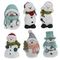 Фигурка декоративная &quot;Снеговик&quot; / &quot;Пингвин&quot;  (блок 24шт), L3,5 W3 H6,5 см, 6в.