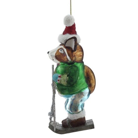 Украшение новогоднее "Енот", L6 W6,5 H15 см
