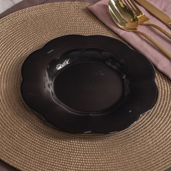 Набор столовый FLORE OPAL&amp;BLACK 18предметов