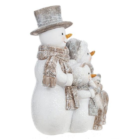 Фигурка декоративная &quot;Снеговики&quot;, L12 W9 H16 см