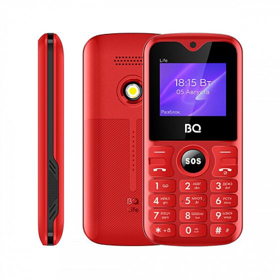 Мобильный телефон BQ 1853 Life Red+Black