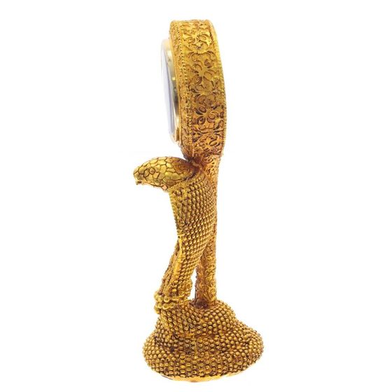 Фигурка декоративная с часами &quot;Змейка&quot; (1хААА, н/п), L9,5 W8 H22 см