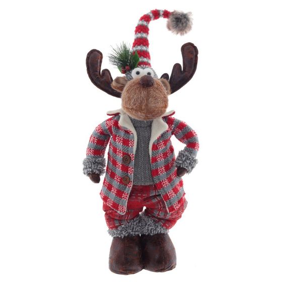 Игрушка набивная &quot;Олень&quot;, L24 W16 H78/45 см, 2в.