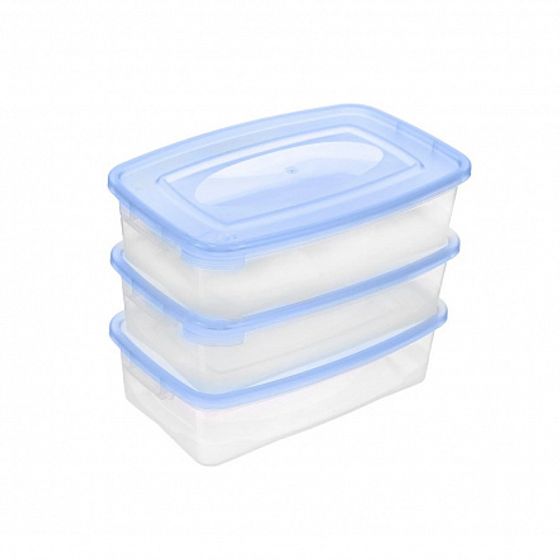 Набор контейнеров КАСКАД для СВЧ 3шт 0.7л