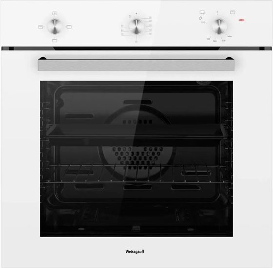 Духовка газовая Weissgauff GAS WGO 702 WHITE GLASS белый