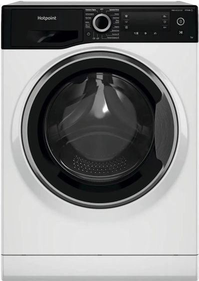 Стиральная машина Hotpoint NSD 7239 ZS VE RU белый, 7кг, 1200об/мин, с паром