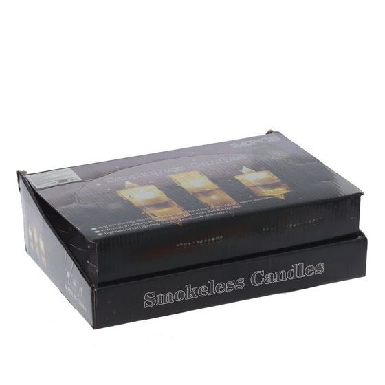 Изделие декоративное &quot;Свеча&quot; (подсветка, 3xLR54) (блок 24шт), D 3.5 см, L3,5 W3,5 H6,5 см