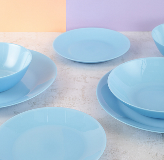 Набор столовый ЛИЛИ ЛАЙТ БЛЮ 16 предметов