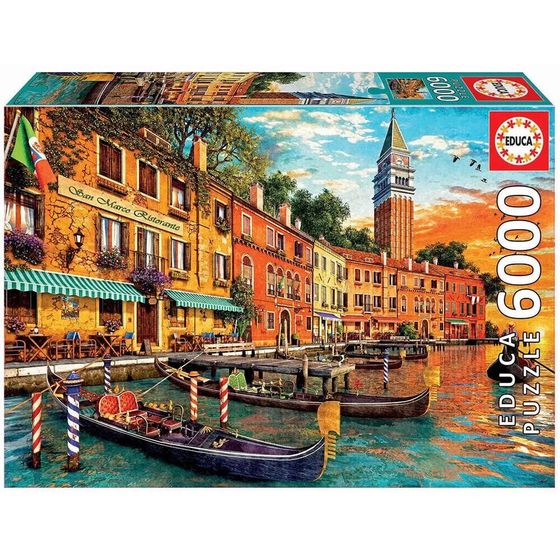 EDUCA BORRAS Puzzle 6000 Sunset In San Marcos