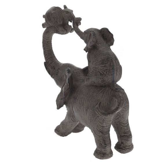 Фигурка декоративная "Слоны", Д20,5 Ш8,5 В20,5 см