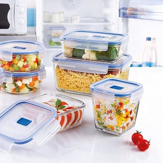 Контейнер ПЮРБОКС АКТИВ 1220мл квадратный