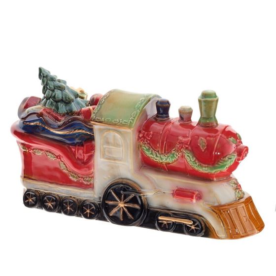 Фигурка декоративная с подсветкой &quot;Поезд&quot; (3хАА, н/п), L35 W11,5 H18,5 см