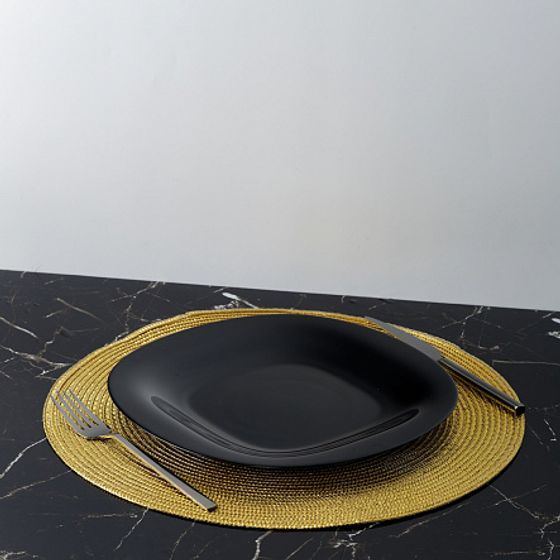 Тарелка обеденная НЬЮ КАРИН черная 26см