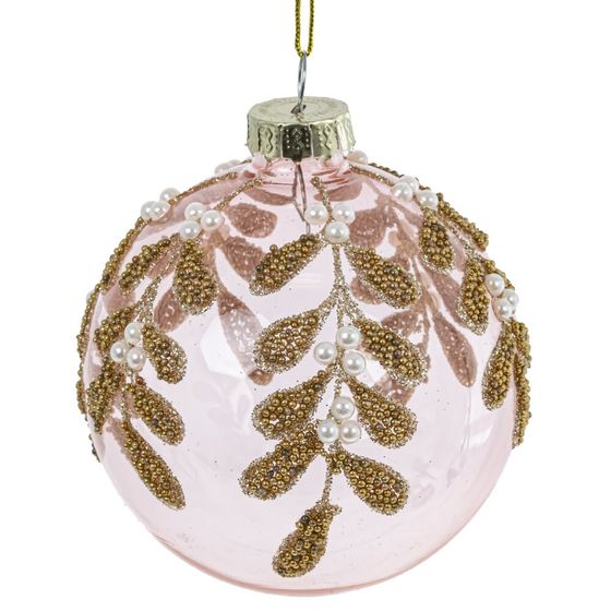 Набор из 12шт Украшение новогоднее "Шар", D 8 см, L34 W25 H9 см