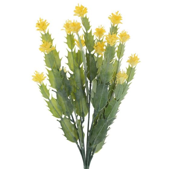 Цветок искусственный (блок 2шт), L12 W11 H40 см, 4в.