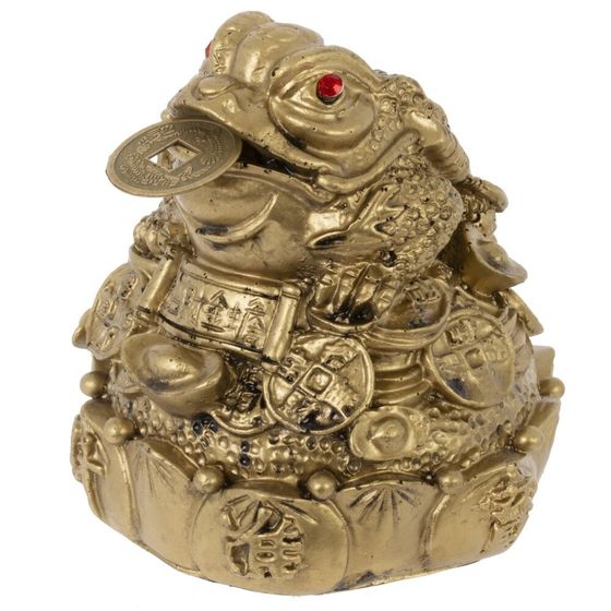 Фигурка декоративная &quot;Лягушка денежная&quot;, L7,5 W7 H7,5 см