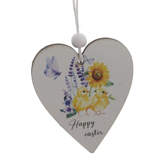 Набор из 9-ти изделий декоративных подвесных &quot;Сердце&quot; (5*0,5*6), L19,5 W6,5 H2 см