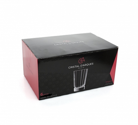 Набор стаканов MACASSAR 6шт 360мл высокие