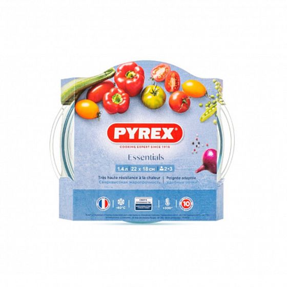 Кастрюля ESSENTIALS 1.4л 18см круглая с крышкой