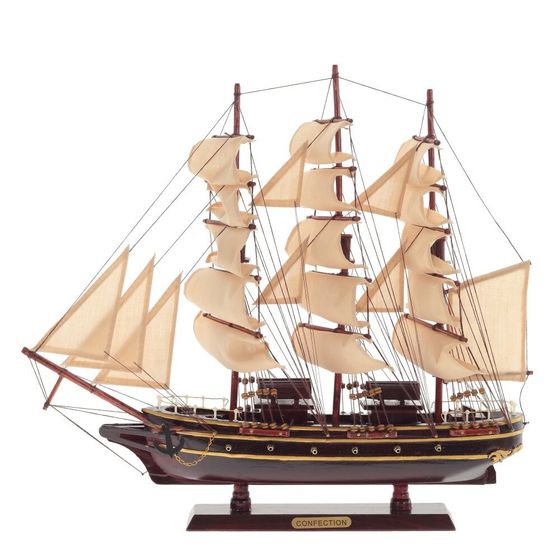 Изделие декоративное &quot;Корабль&quot;, L48 W9 H44 см