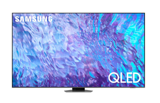 Телевизор QLED 98&quot; Samsung QE98Q80CAUXCE серебристый (Smart TV)