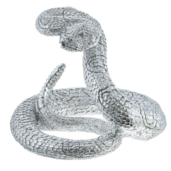 Фигурка декоративная "Змея", L16 W18 H14 см, 1 штука, дизайн микс