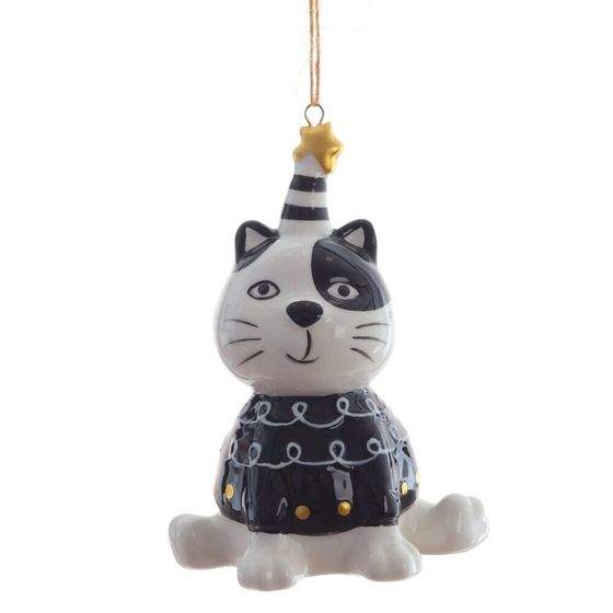 Изделие декоративное подвесное &quot;Кот&quot;, L6,5 W5 H9 см, 2в.