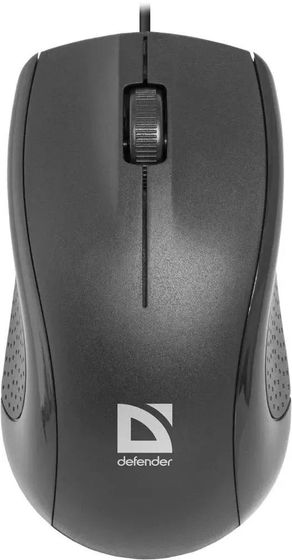Мышь Defender Optimum MB-160 черный оптическая проводная (1000dpi) (52160)
